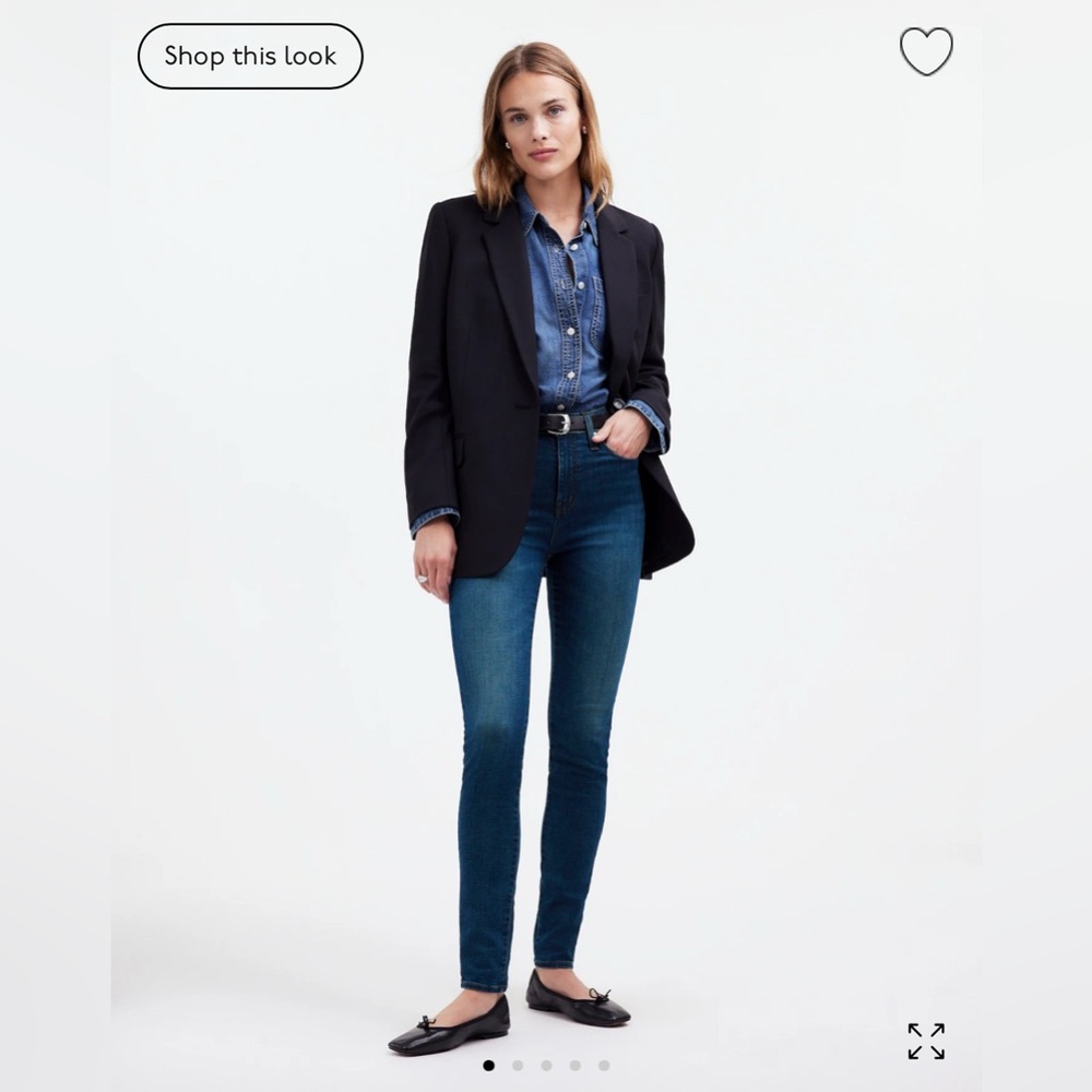 Madewell Dark Blue Skinny Jeans